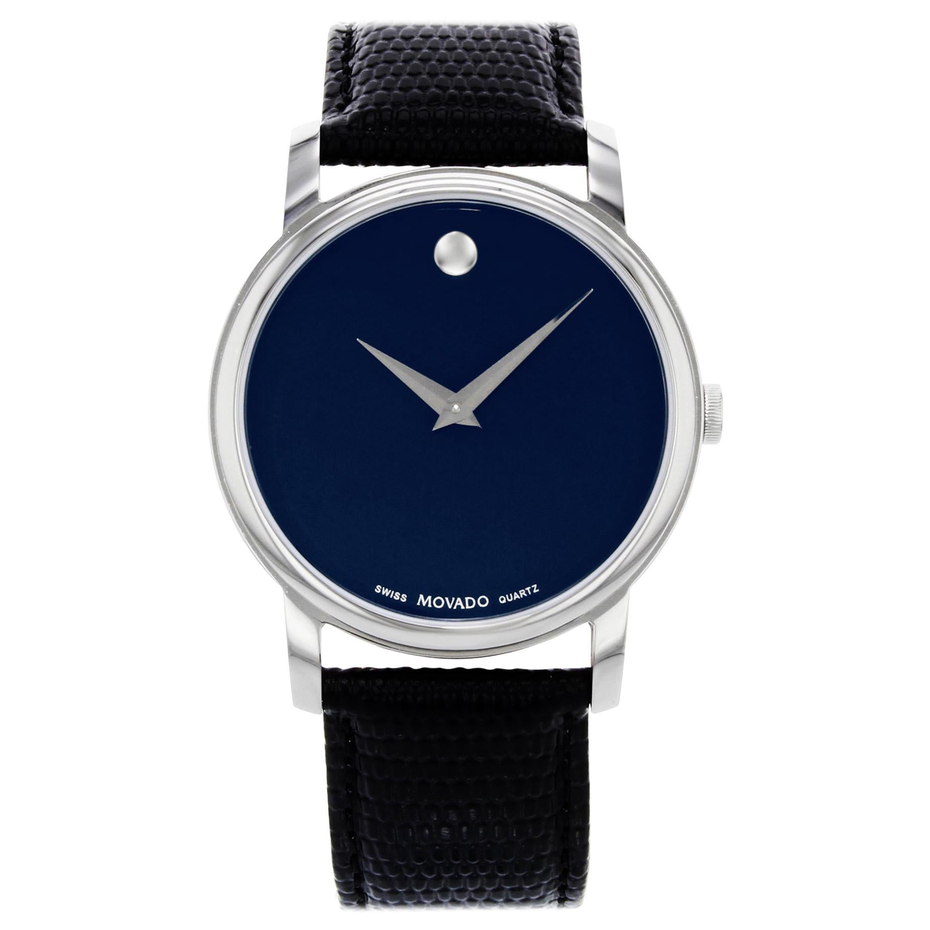 movado bold chronograph blue