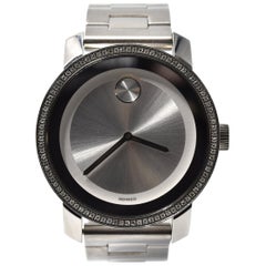 Movado Bold Diamond Stainless Steel Ladies Wristwatch