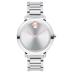 Movado Bold Evolution 34mm Silver Dial Stainless Steel Ladies Watch 3600821