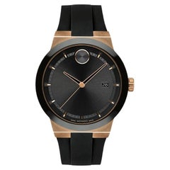 Movado Bold Fusion 42mm Black Dial Stainless Steel Men's Watch 3600851