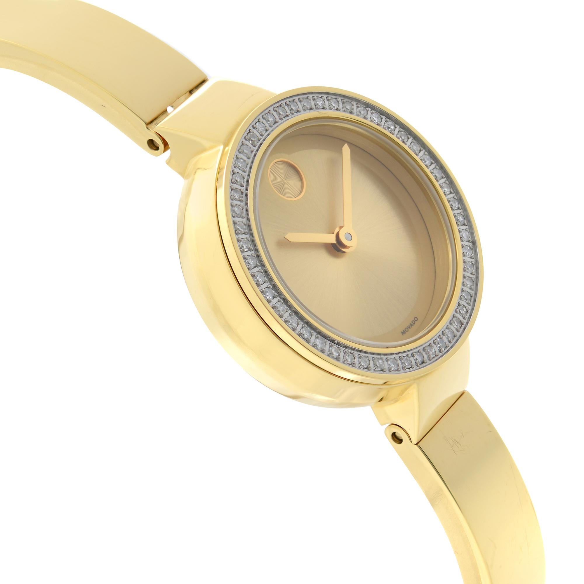 movado bold diamond watch