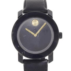 Movado Bold Stainless Steel Black Dial Quartz Men’s Watch 3600480