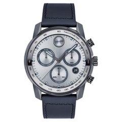 Reloj de caballero Movado Bold Verso Cronógrafo 44 mm Esfera gris Acero inoxidable 3600909