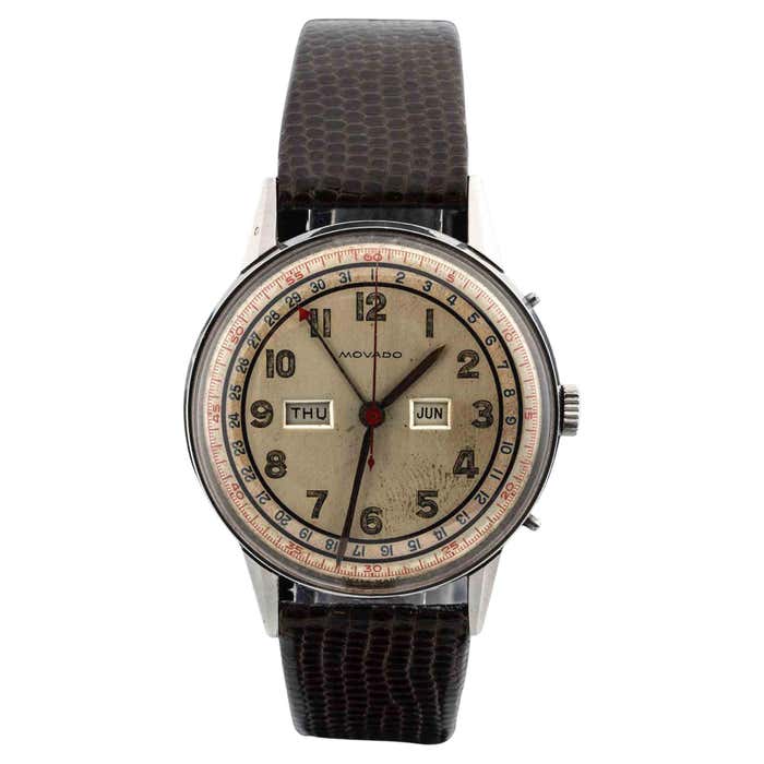 Movado Cal. 470, Steel, Watch 1940s For Sale at 1stDibs movado 470