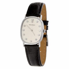 Movado Classic 5120 14 Karat White Gold Ivory Dial Manual Watch