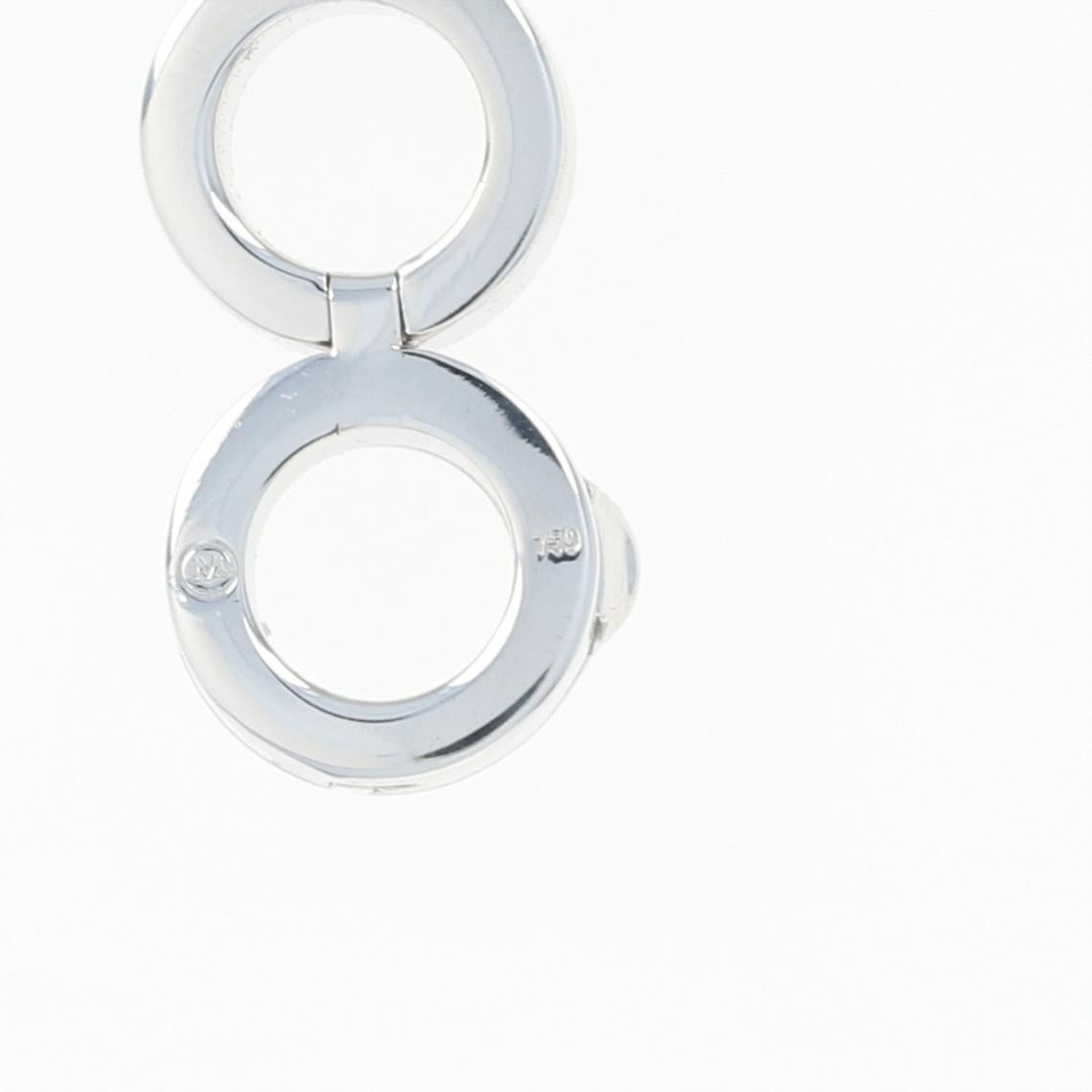 Movado Diamond Link Bracelet, 18 Karat White Gold Round Cut 1.08 Carat 4