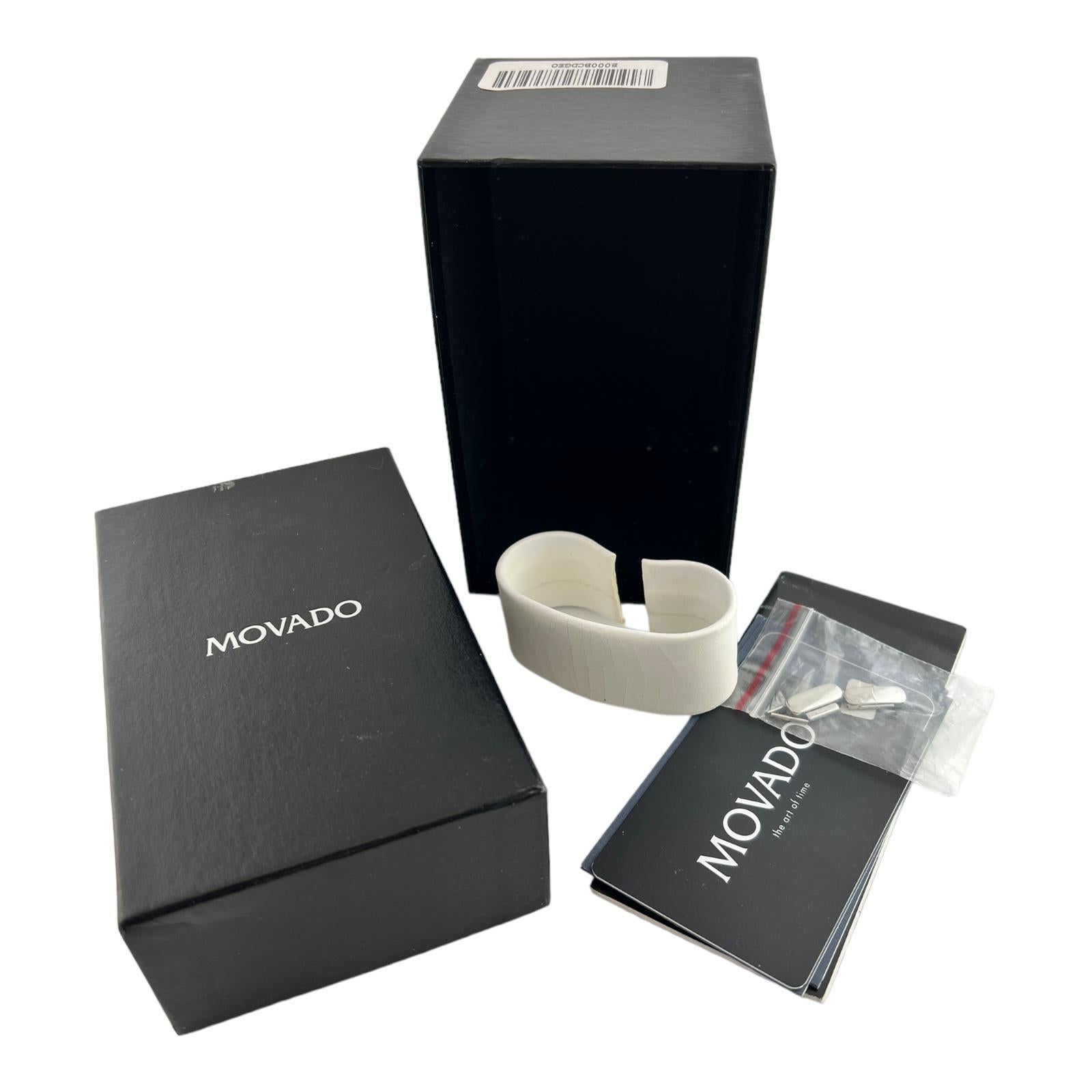 Movado Dolce Ladies Bracelet Watch 84 G2 1330 box #15796 For Sale 3