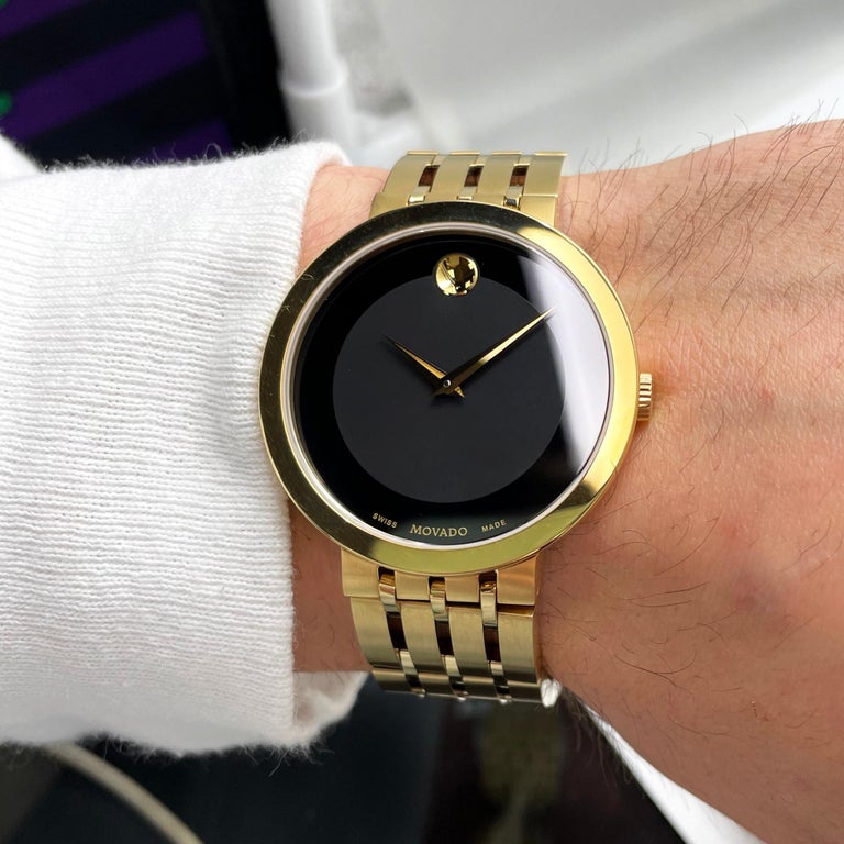 Reloj de cuarzo para caballero Movado Esperanza Museum Acero