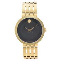 Movado Esperanza Museum Acciaio Quadrante Nero Quarzo Orologio Uomo 0607059