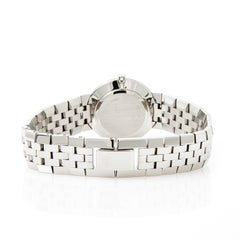 Movado Faceto with Band, Stainless-Steel Bezel and Black Dial