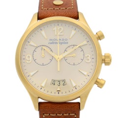 Movado Heritage Calendoplan Chronograph Ivory Dial Quartz Ladies Watch 3650025