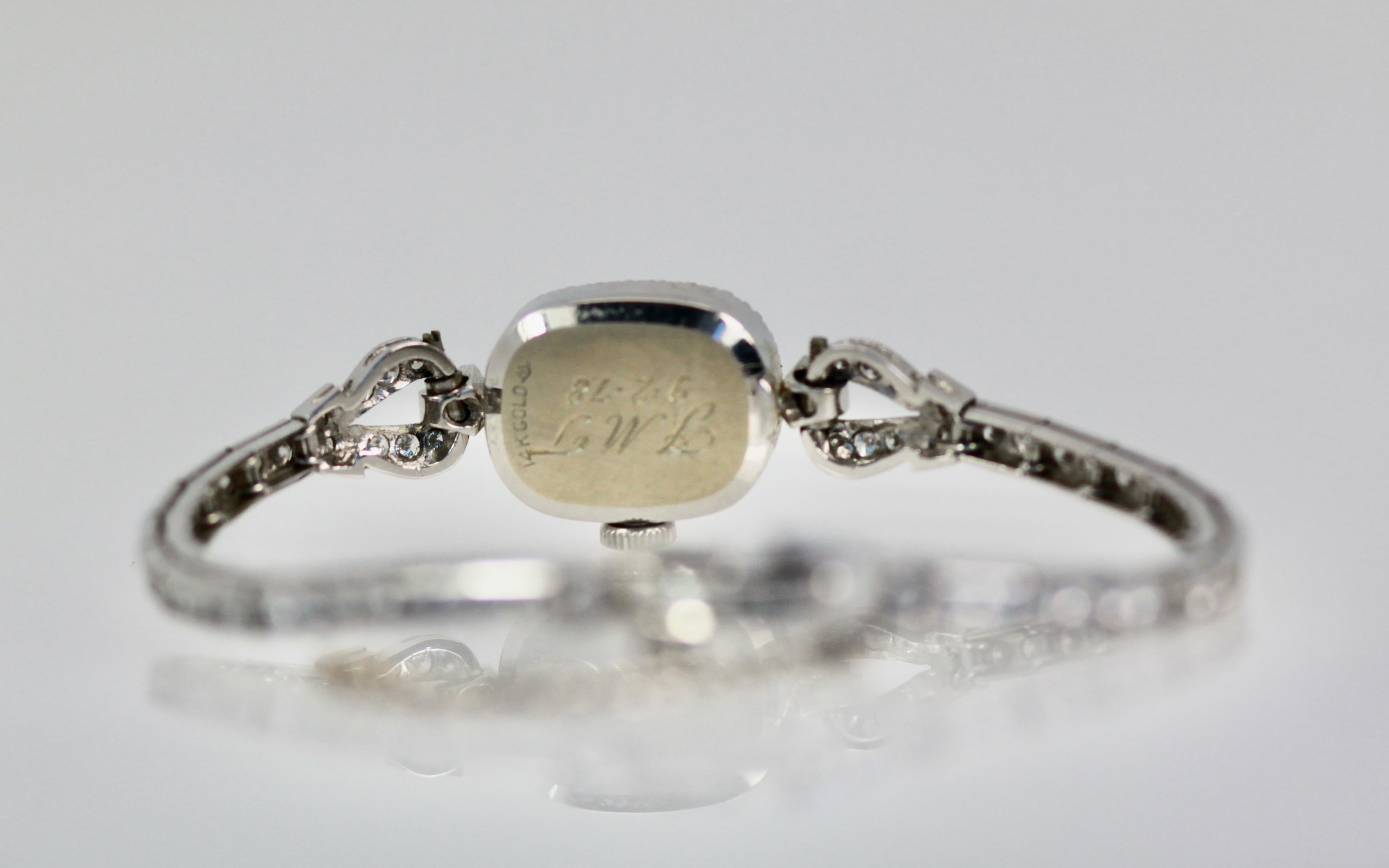 Movado Ladies Diamond Wristwatch 14K en vente 4