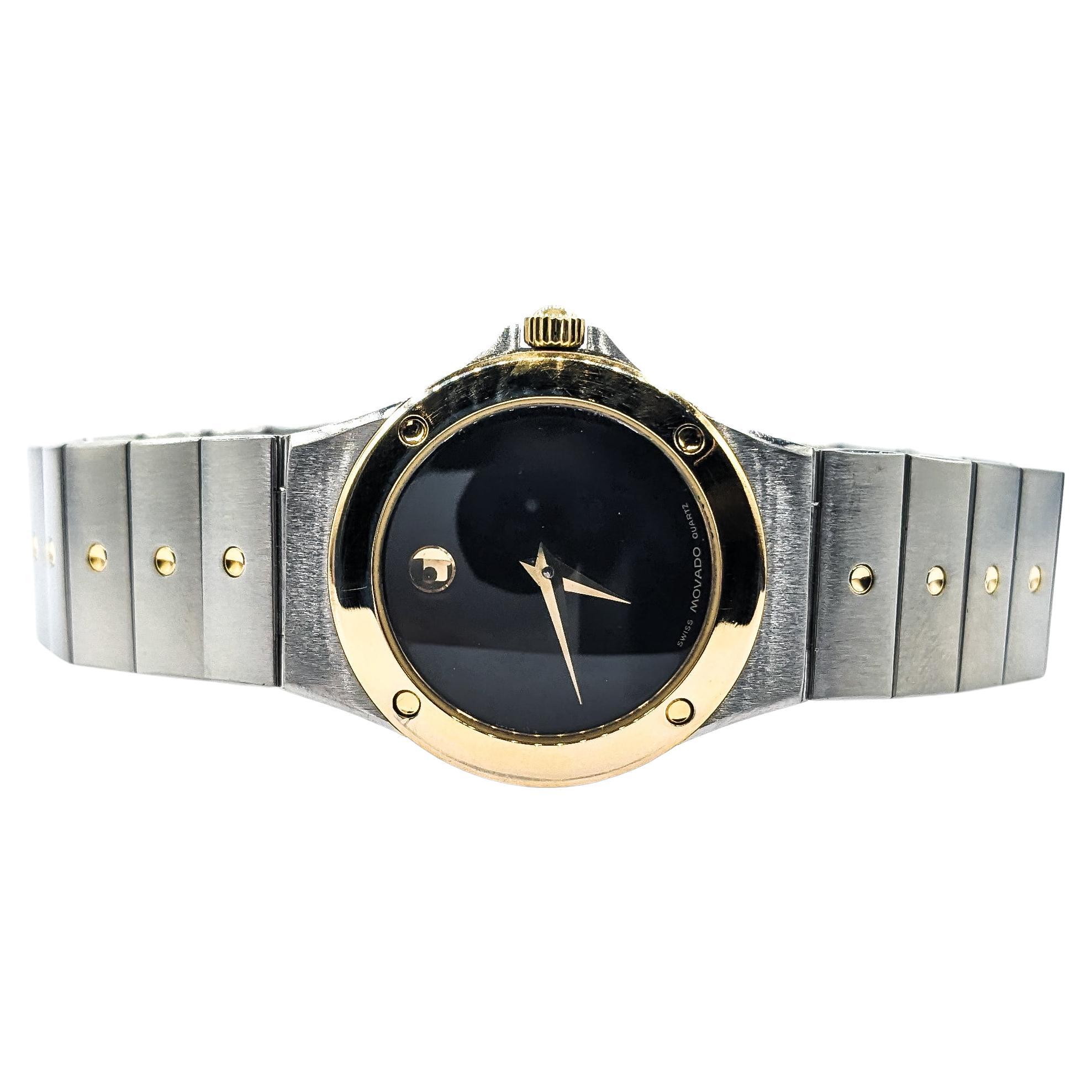 Movado Ladies Two Tone Classic Museum watch In Stainless Steel For Sale