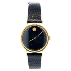 Movado ladies yellow gold manual watch