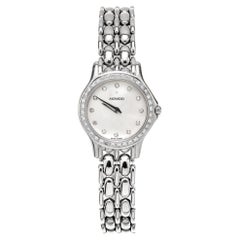 Movado Lady's Diamond Bezel White Gold Wristwatch 