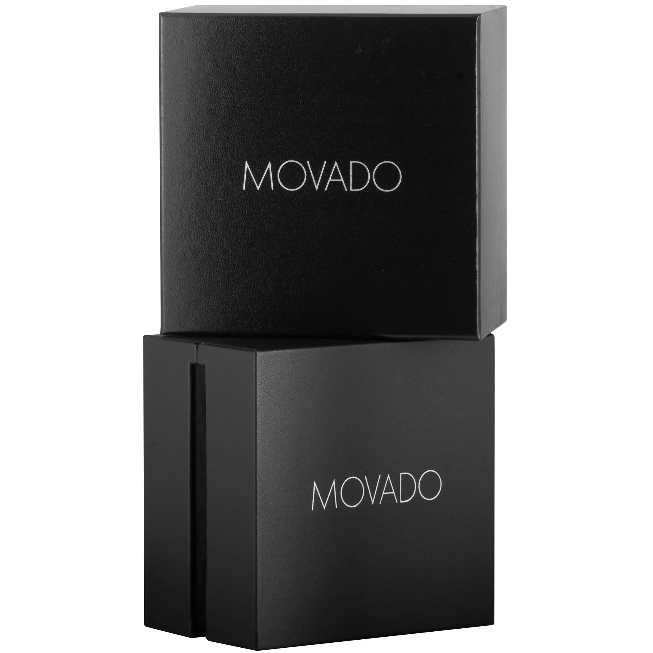 Movado Men's Museum Classic Black Dial Stainless Steel Watch 0607199 2