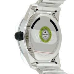 Movado Men's Vizio Black Dial Stainless Steel Watch 607050