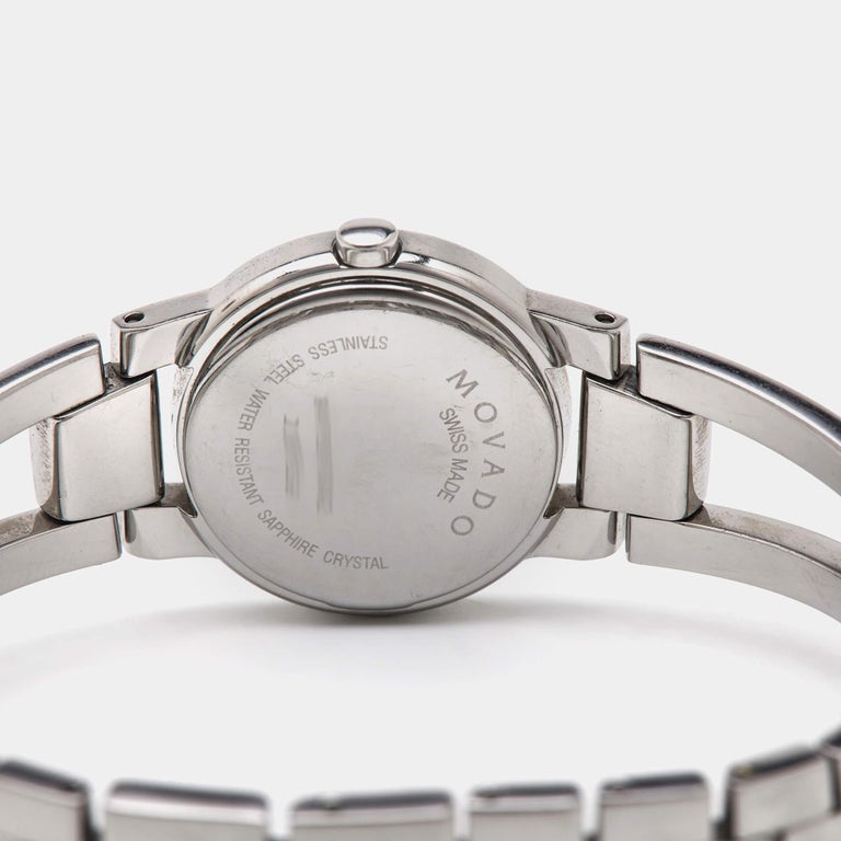 Movado Mother Of Pearl Stainless Steel Diamond Amorosa 84 E4  display picture 3