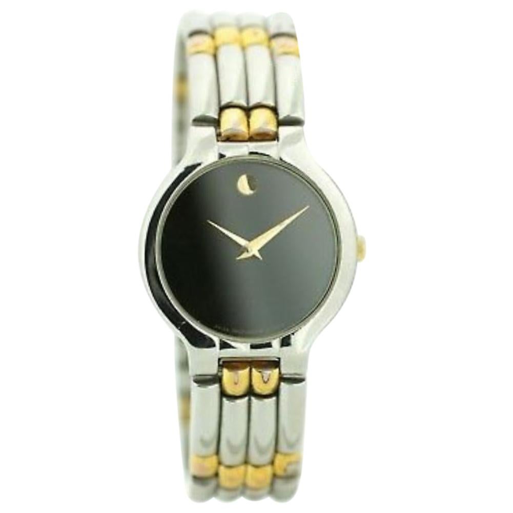 Movado Museum 84.45.821, Black Dial, Certified and Warranty