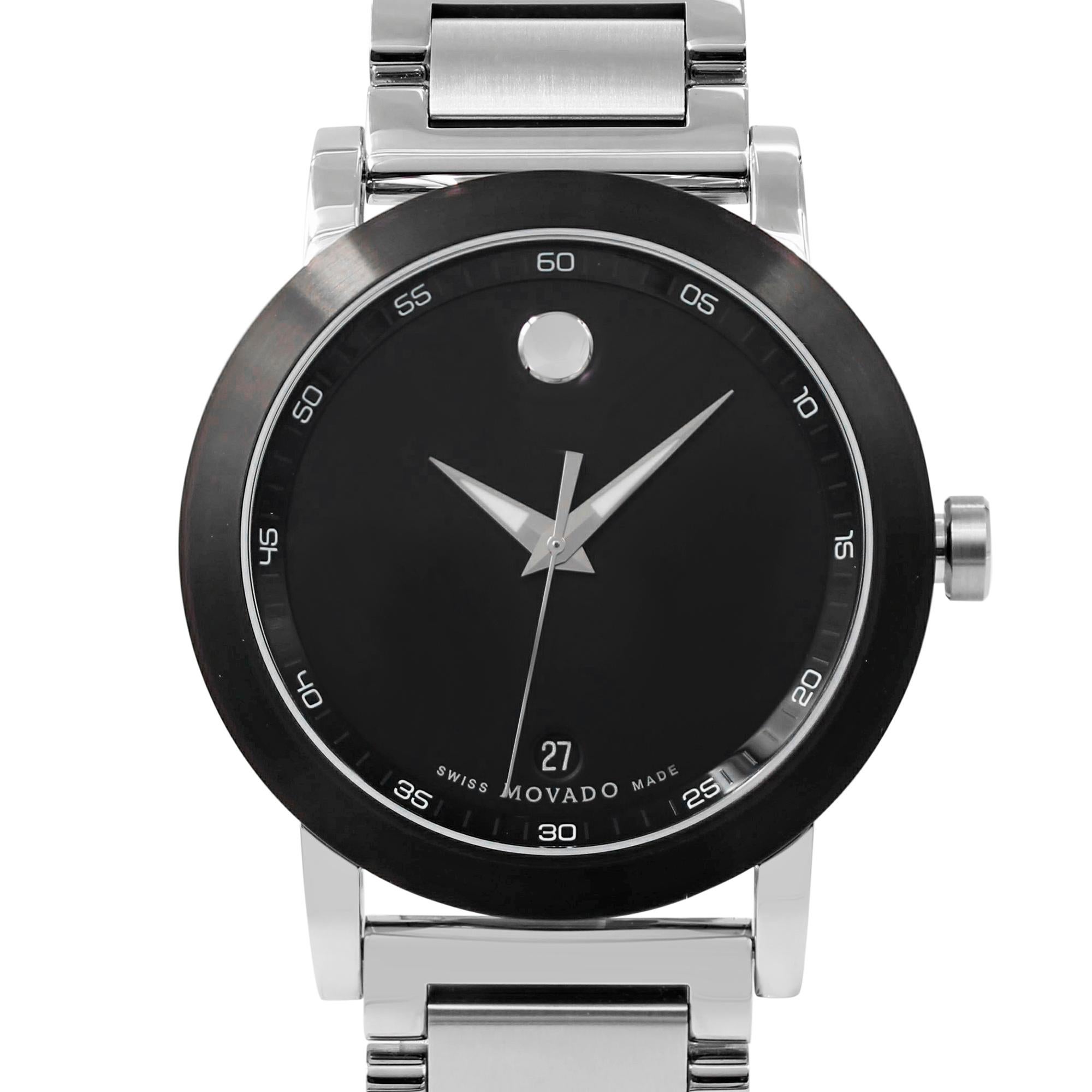movado museum men's watch 0606604