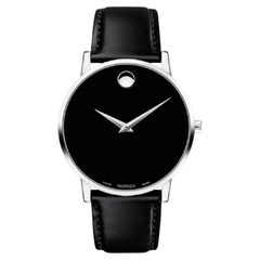 Movado Museum Classic 40mm Black Dial Men's Watch 607269
