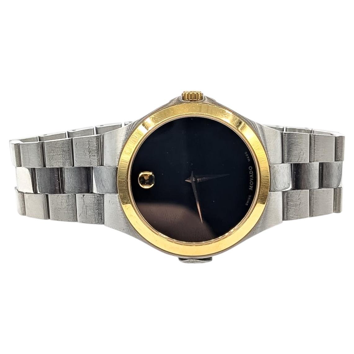 Reloj Movado Museum Classic Acero Inoxidable Bicolor en venta