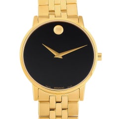 Movado Museum Classic Yellow Gold PVD-Finished Stainless Steel Watch MV0607203