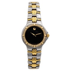 Movado Museum Diamond Bezel Black Dial Quartz Women’s Watch Ref. 85.A1.827.2S