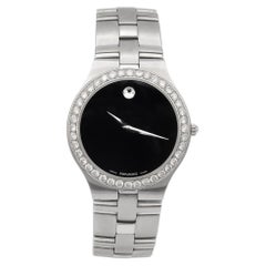 Movado Museum Juro Diamond Stainless Steel Quartz Men's Watch Ref. 84.G2.1899