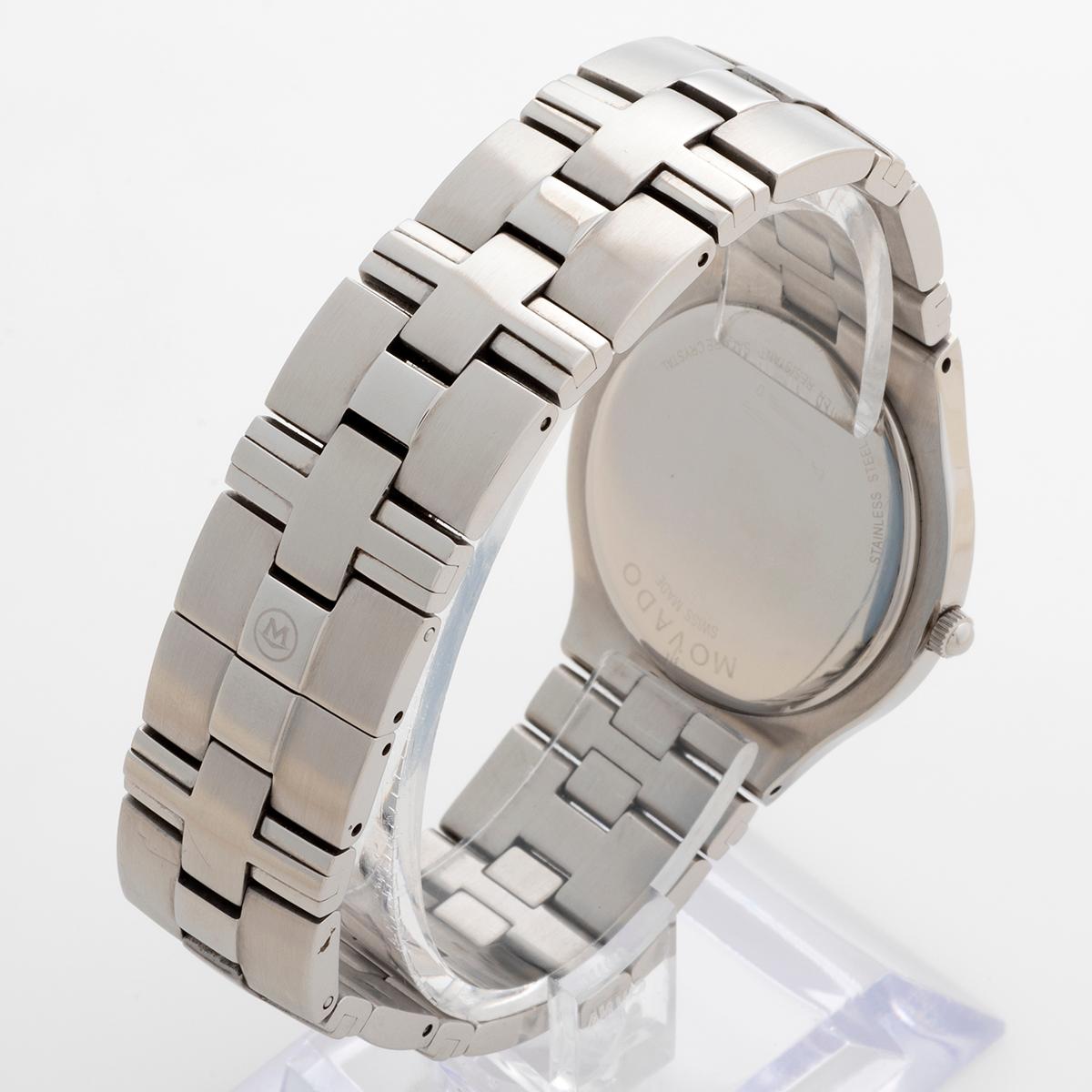 Movado Museum Juro Wristwatch Ref 84.G2.1899. Quartz, Stainless Steel, Yr 2010. In Excellent Condition In Canterbury, GB