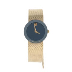 Movado Museum Ladies Watch, 14 Karat Gold Quartz 2Yr. Warranty 70-40-882B2