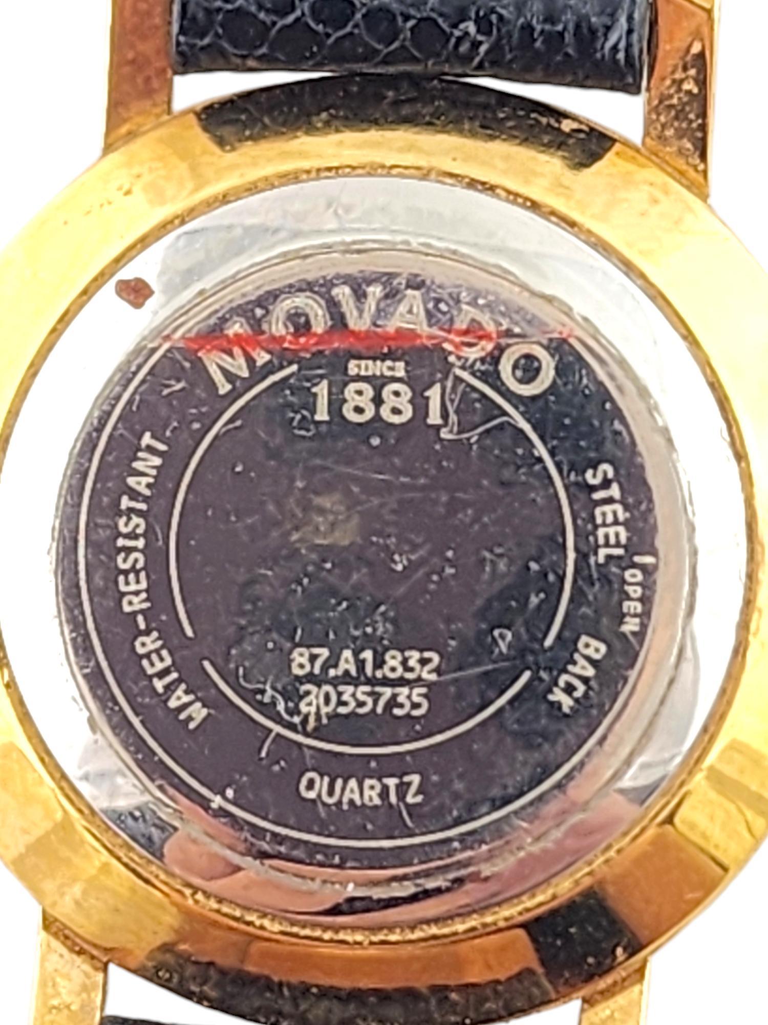 Movado Museum Ladies Watch 87.A1.832 25mm Black Dial #18481 8