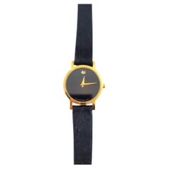 Movado Museum Ladies Watch 87.A1.832 25mm Black Dial #18481