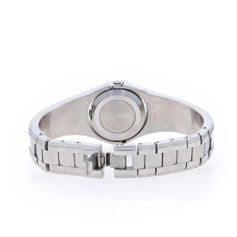 Movado Museum Damenarmbanduhr 03 3 14 1034 - Edelstahl Quarz Flip Swing Case 1