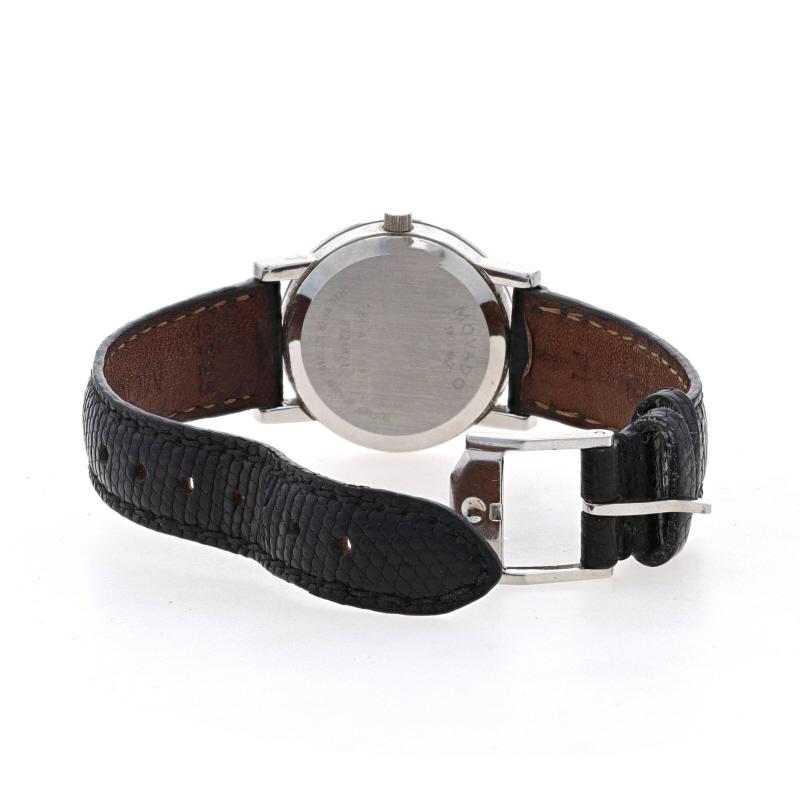 Reloj de pulsera Movado Museum para señora 84.A1.1837 Acero inoxidable Cuarzo en venta 2