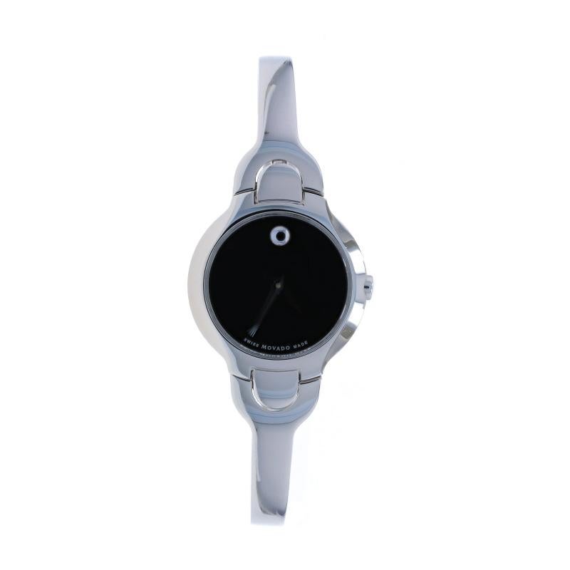 Movado Museum Ladies Wristwatch 84.A1.1846 - Stainless Steel Quartz In Excellent Condition In Greensboro, NC