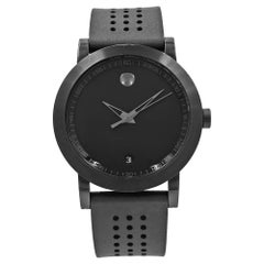 Movado Museum Sport Stainless Steel and Rubber Quartz Men's Watch 0607038