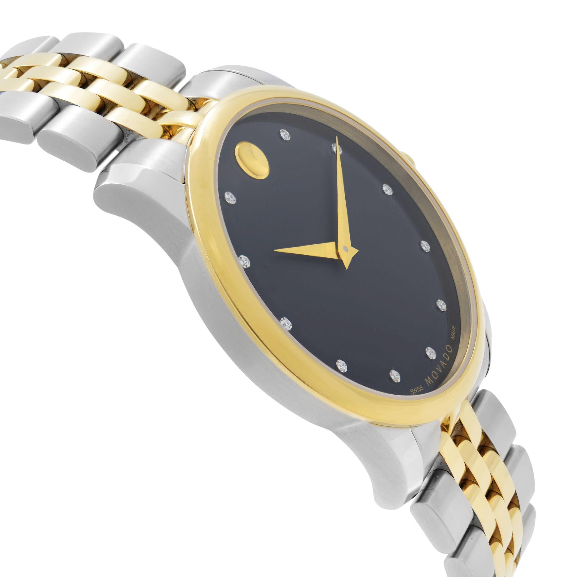 movado museum diamond