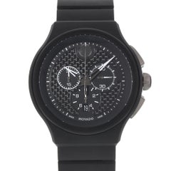Movado Parlee Chronograph Carbon Fiber Dial Titanium Peek Quartz Watch 0606929