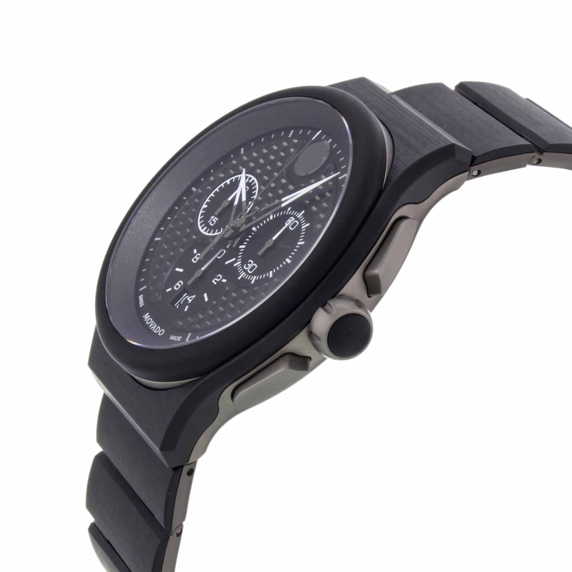movado carbon fiber watch