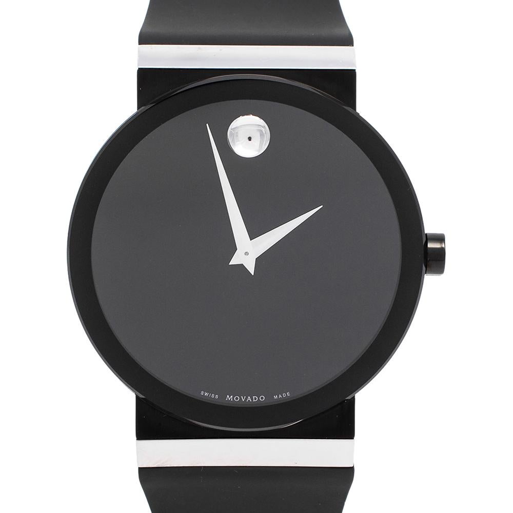 Women's Movado Plated Stainless Steel Sapphire Synergy Men's Wristwatch 42 mm
