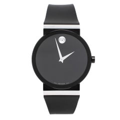 Movado Plated Stainless Steel Sapphire Synergy Men's Wristwatch 42 mm