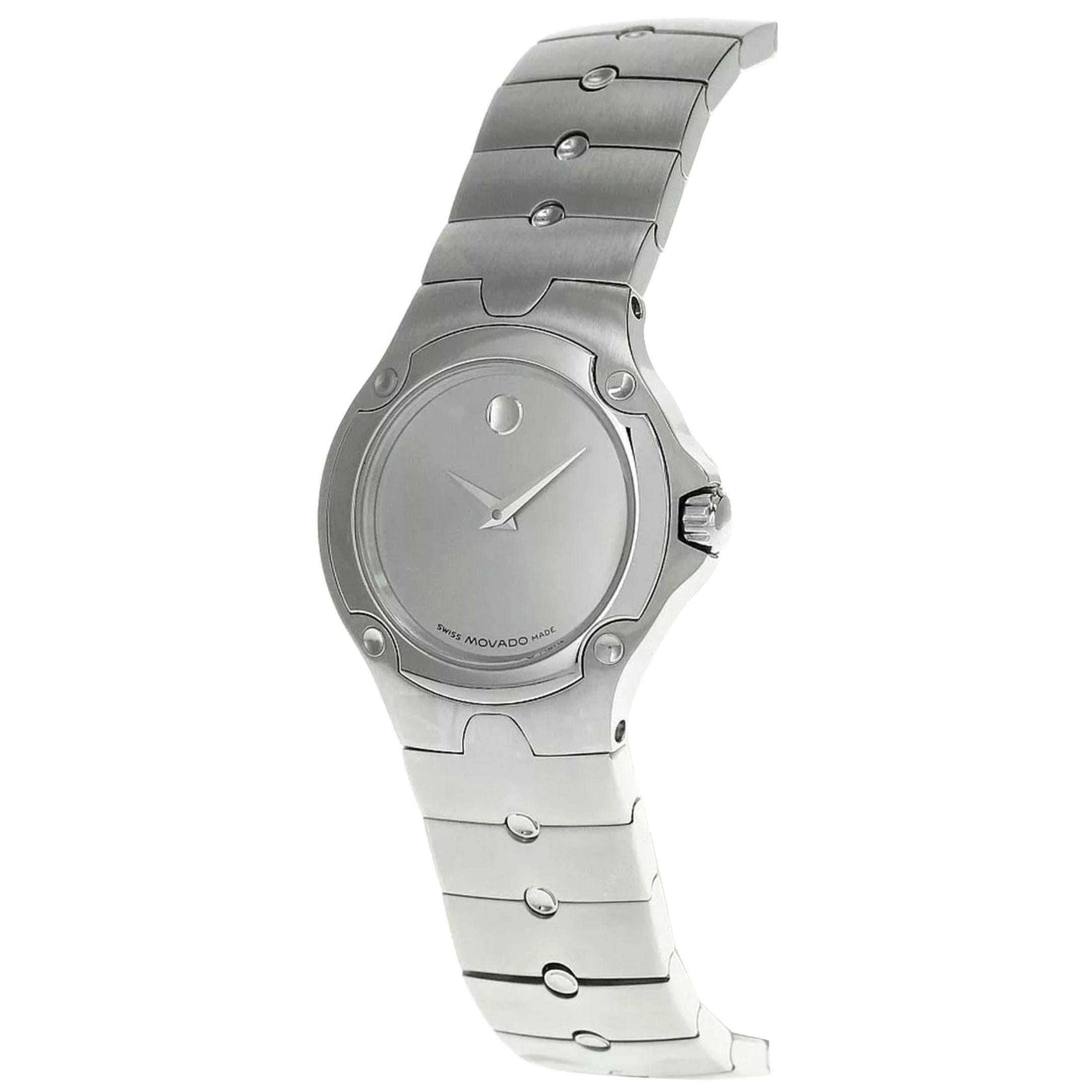 Movado SE Sports Edition Stainless Silver Dial Steel Ladies Watch
