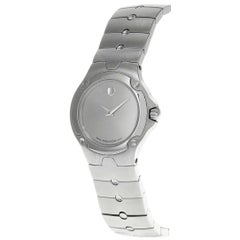 Montre pour femme Movado SE Sports Edition avec cadran en argent inoxydable et cadran en acier