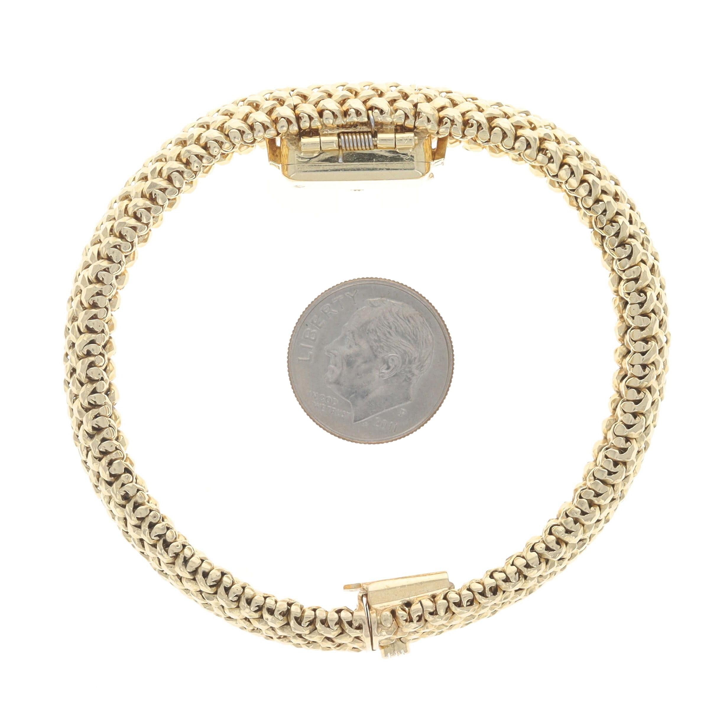 Movado Secret Armbanduhr - Gelbgold 14k Handaufzug 1 Jahr Garantie im Angebot 1