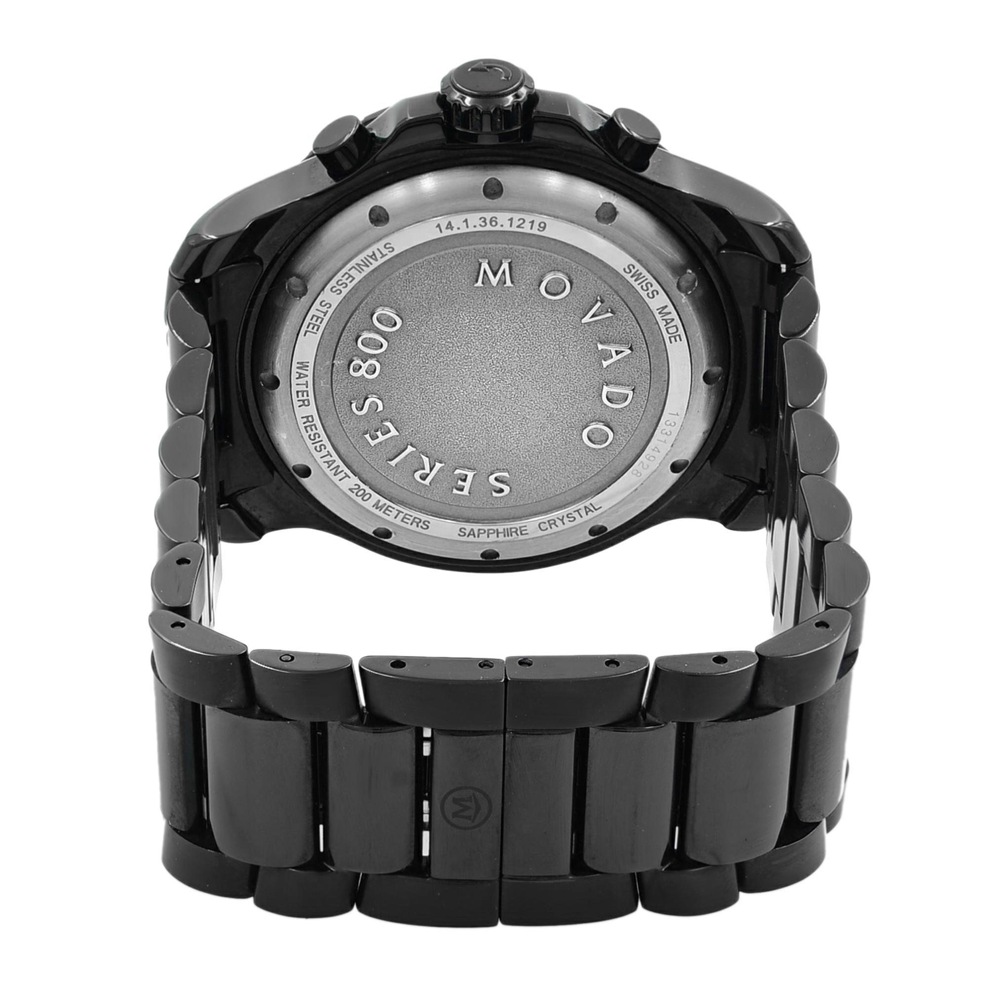 movado series 800 black