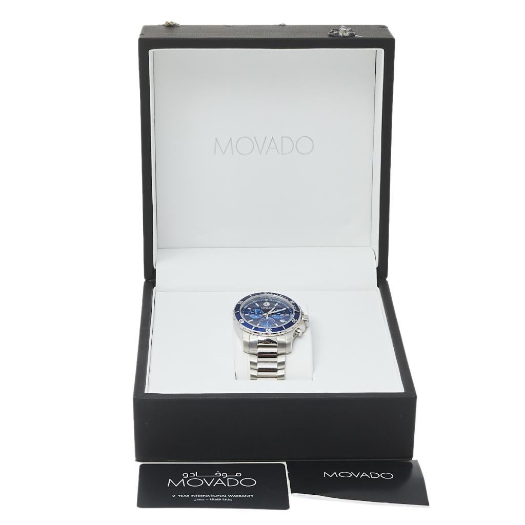 Movado Series 800 Chronograph MO.14.1.27.1425.1127.10/3 Men's Wristwatch 42 mm 1