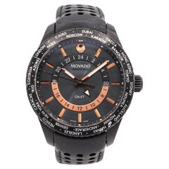 Movado Serie 800 GMT World Time Orologio da uomo al quarzo Ref. 14-1-36-1207