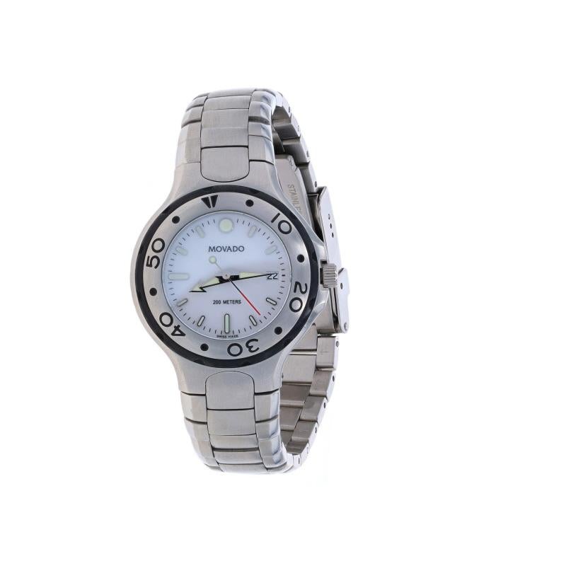 Movado Series 800 Ladies Watch - 84.E1.1850 Quartz 1 Yr Wnty For Sale 1