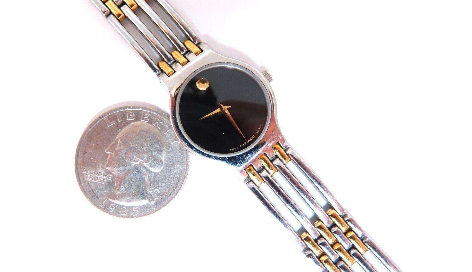 Movado Edelstahl Uhr Retro 1